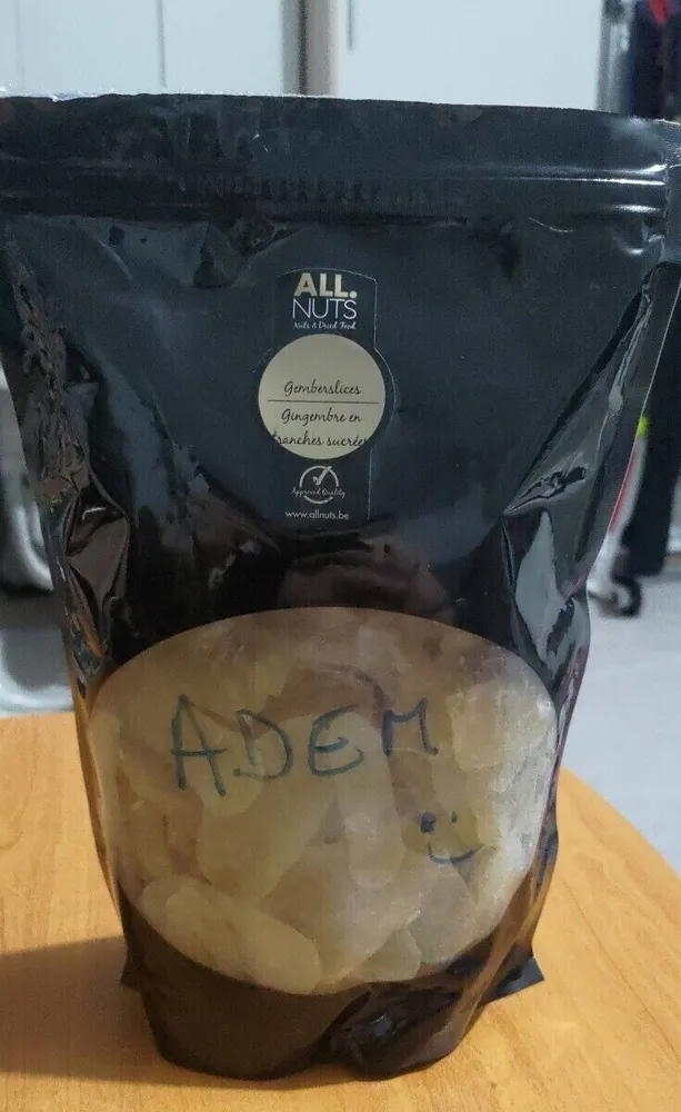 Gingembre en tranches sucrées