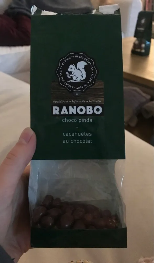 Cacahuètes au chocolat