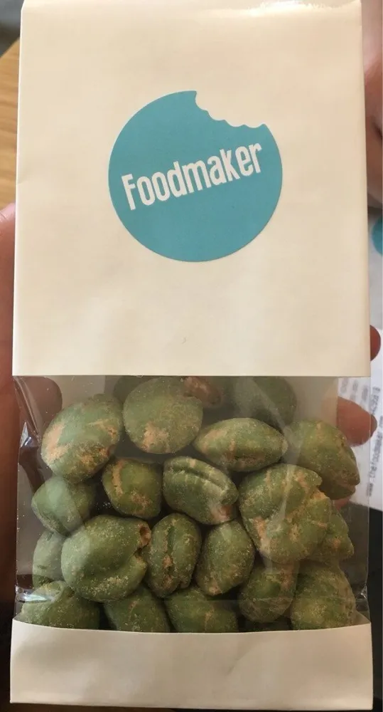 Wasabi vert cacahuetes