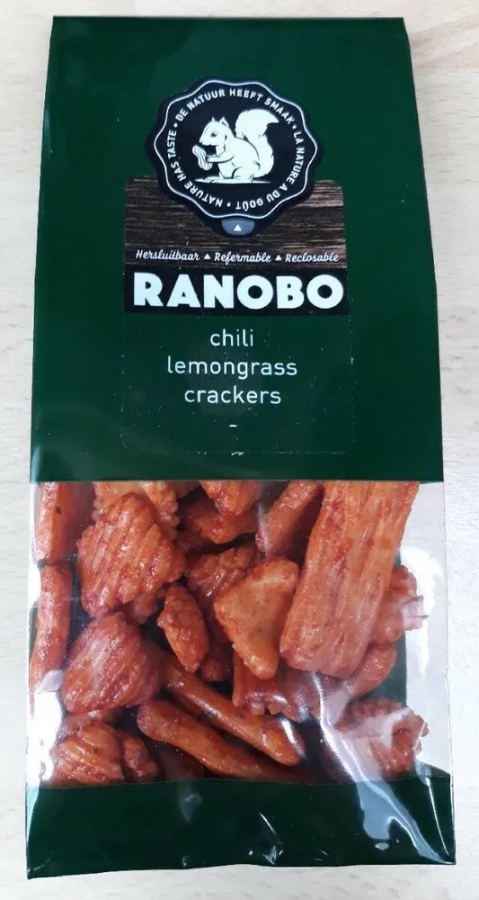 Chili lemongrass crackers