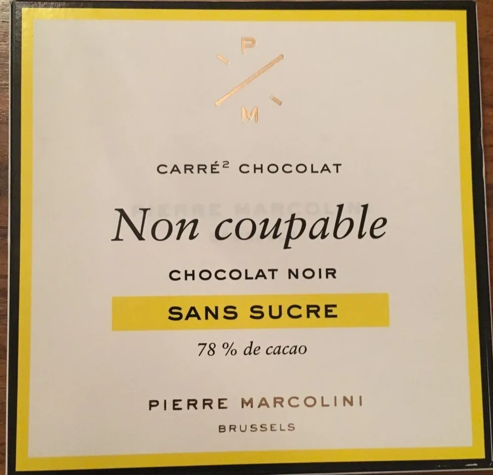Non coupable / chocolat noir