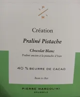 Praliné Pistache Chocolat Blanc
