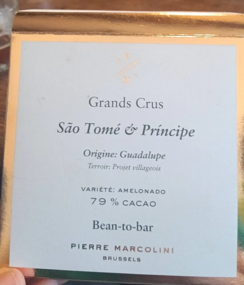 Chocolat grand cru Sao Tomé et principe