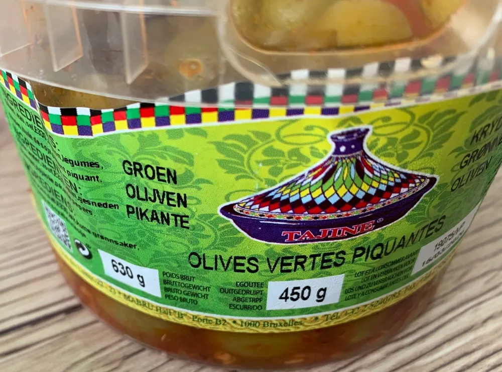 Olives vertes piquante