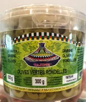 Olives vertes rondelles