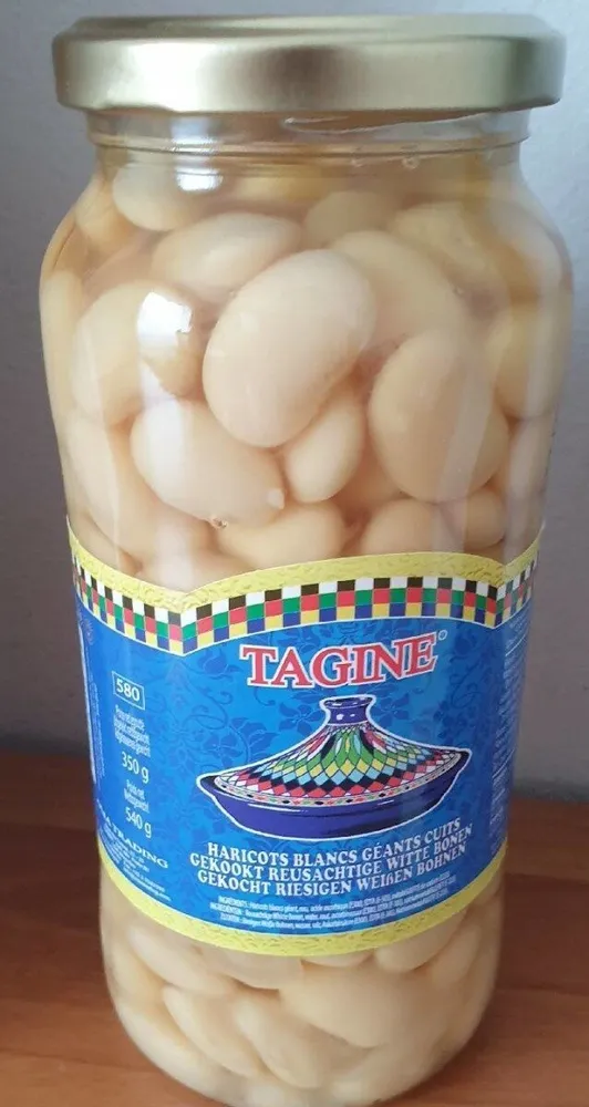 Haricots blancs géants cuits