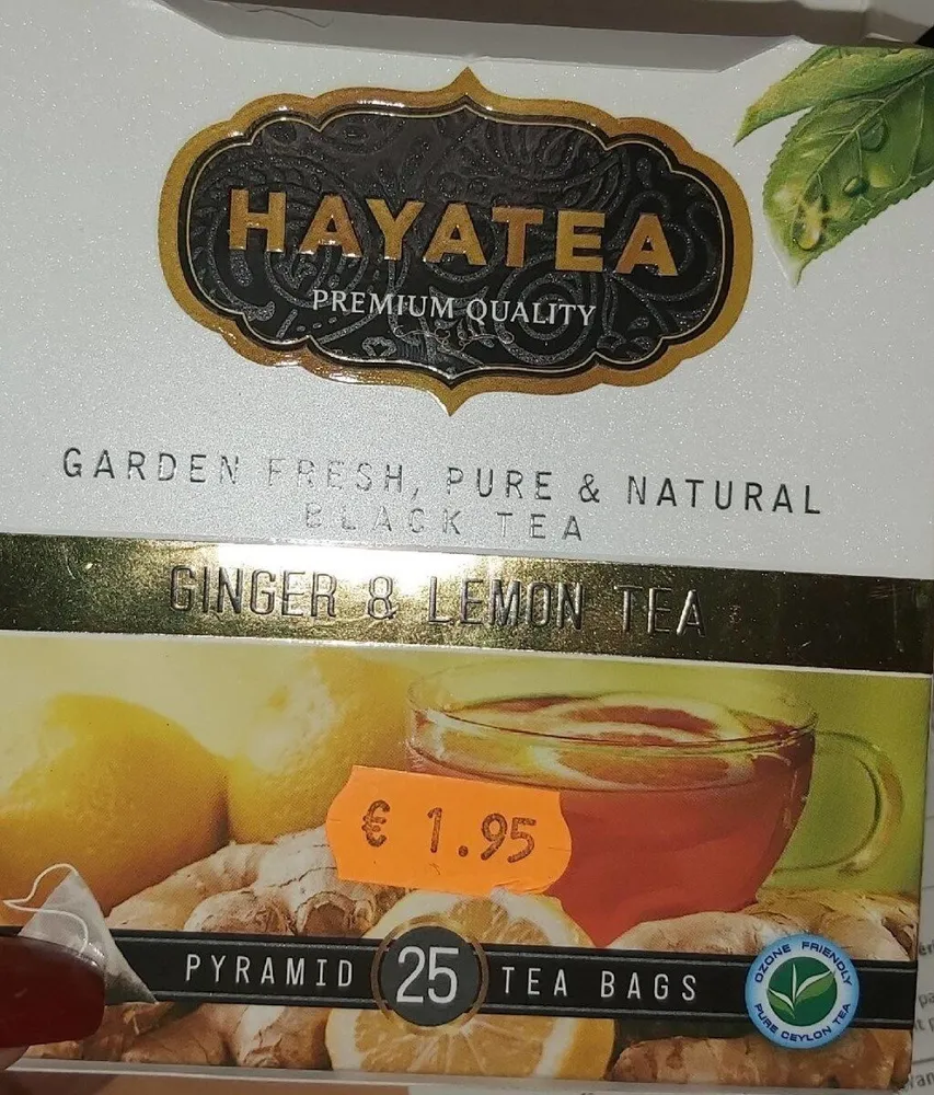 thé au gingembre et citron