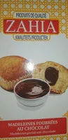 Madeleines fourrées au chocolat