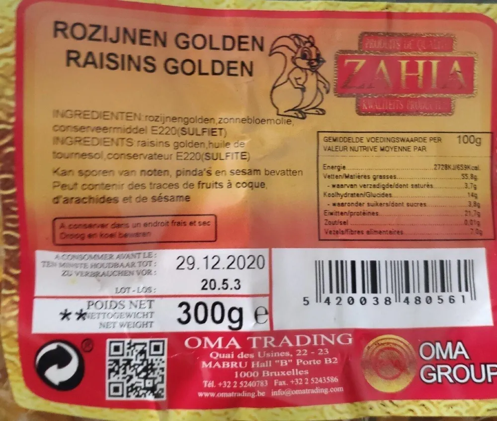 Raisin Golden