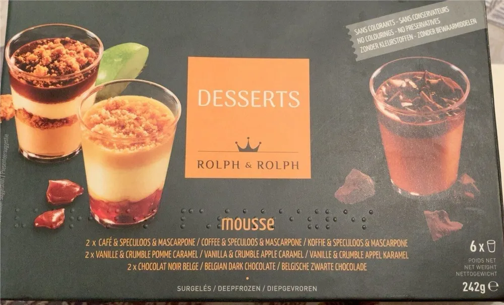 Mousse desserts