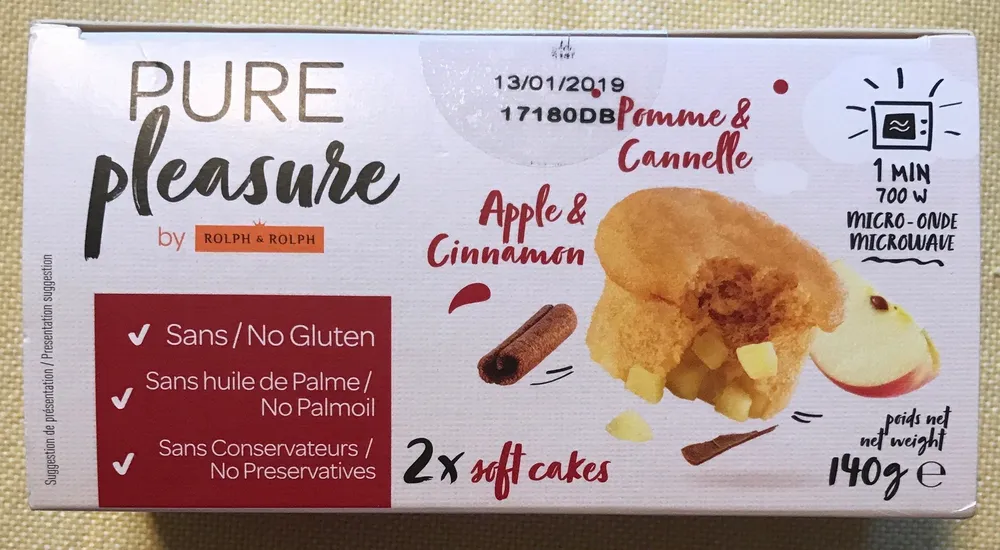 Soft cakes pomme et cannelle