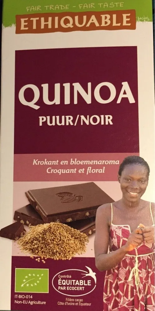 Chocolat noir quinoa