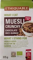Muesli crunchy chocolate rice quinoa