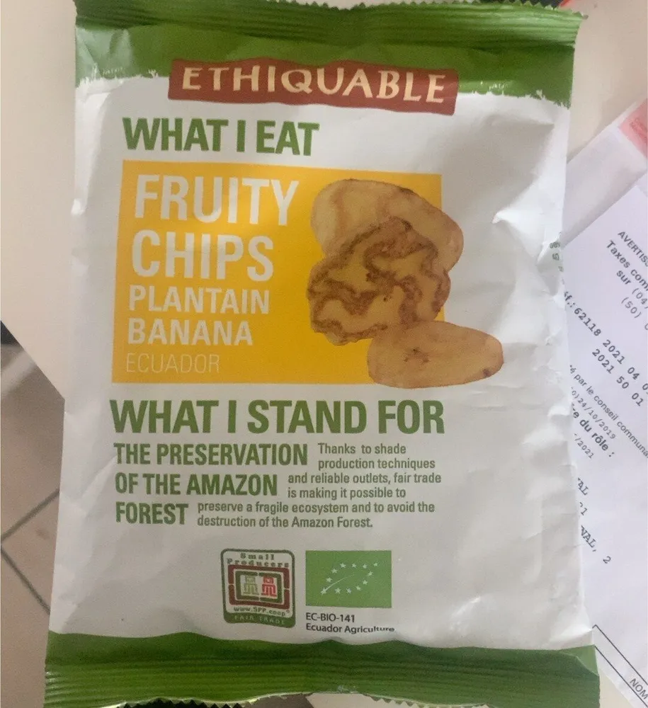Fruity chips plantain banana
