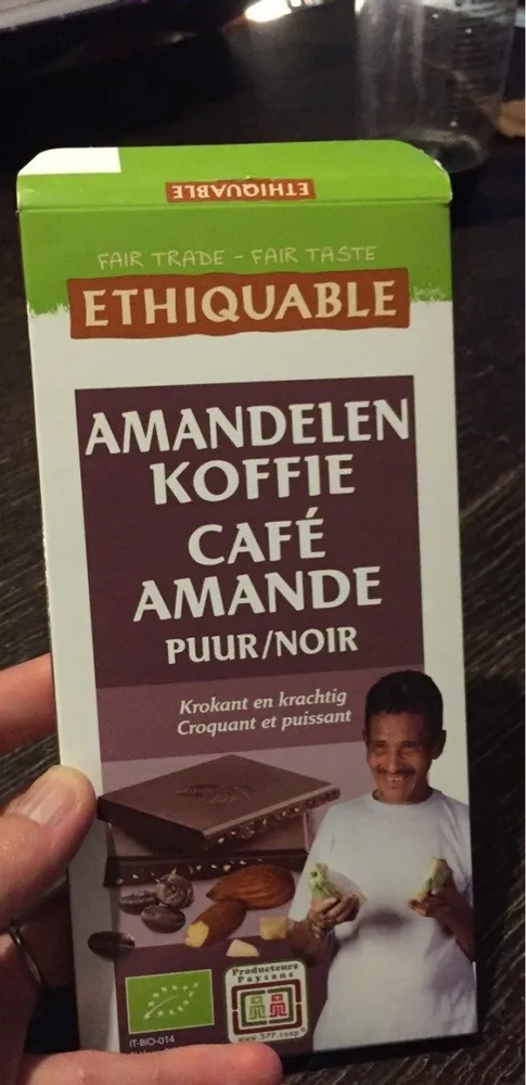 Dark chocolate coffee almond