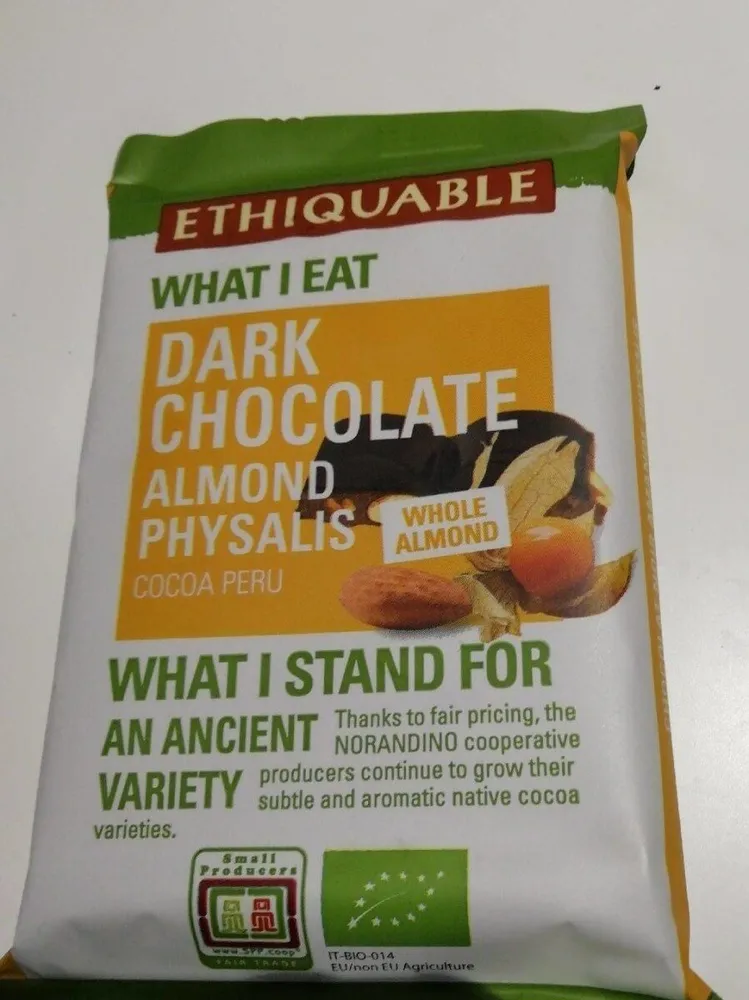 Chocolat noir Amande et Physalis