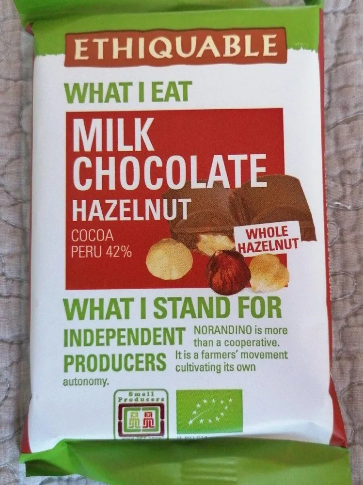 Milk Chocolate hazelnut