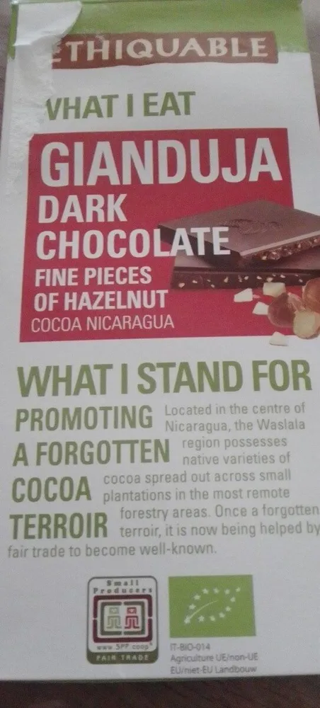 Gianduja dark chocolate