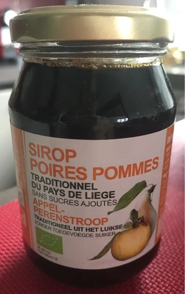 Sirop poires pommes