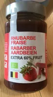 Confiture rhubarbe fraise