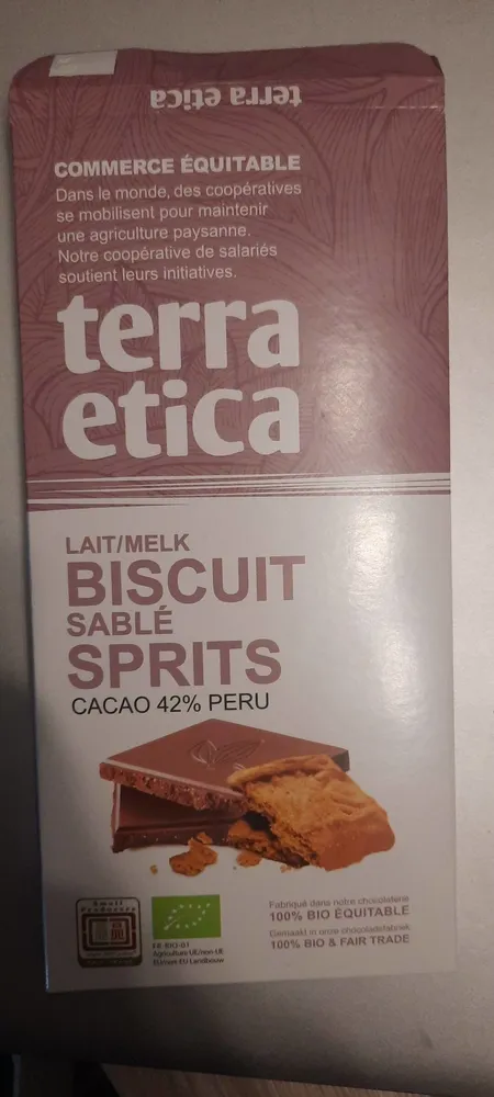 Biscuit sablé sprits