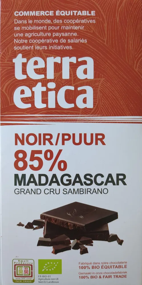 Noir 85% madagascar