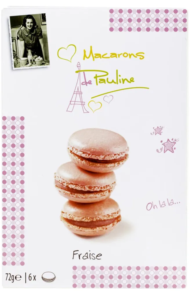 Macarons De Pauline Macarons Erdbeere