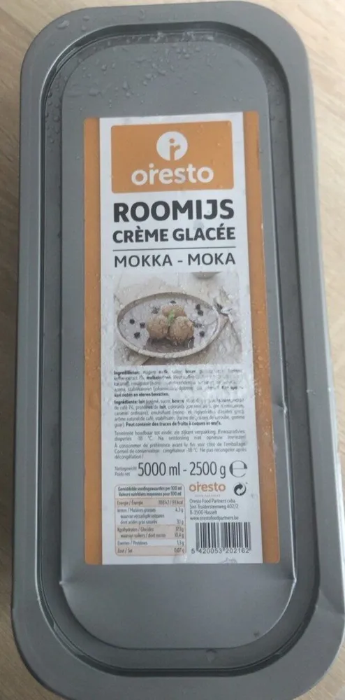 Crème glacée mokka