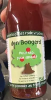 Jus pomme fruit rouge