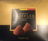 Belgian truffes cocoa
