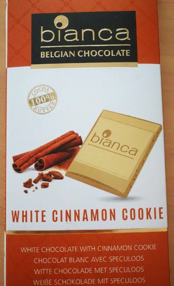 White cinnamon cookie