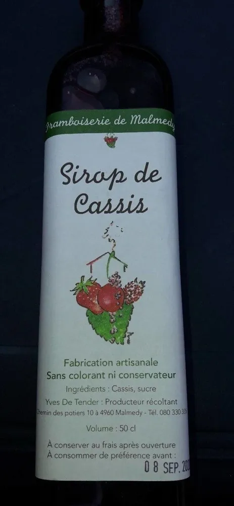 Sirop de cassis