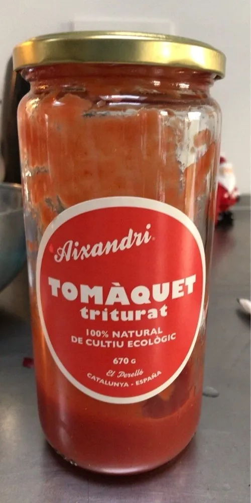 Tomaquet triturat