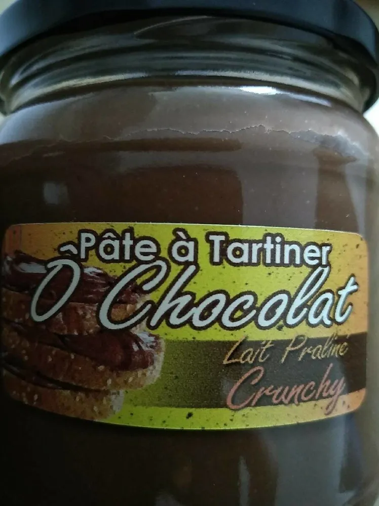 Pâte à tartiner lait praliné crunchy