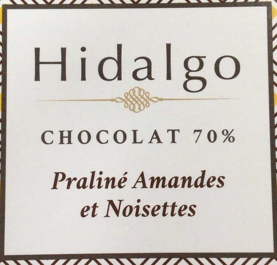 Chocolat praliné amandes et noisettes