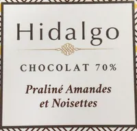 Chocolat praliné amandes et noisettes