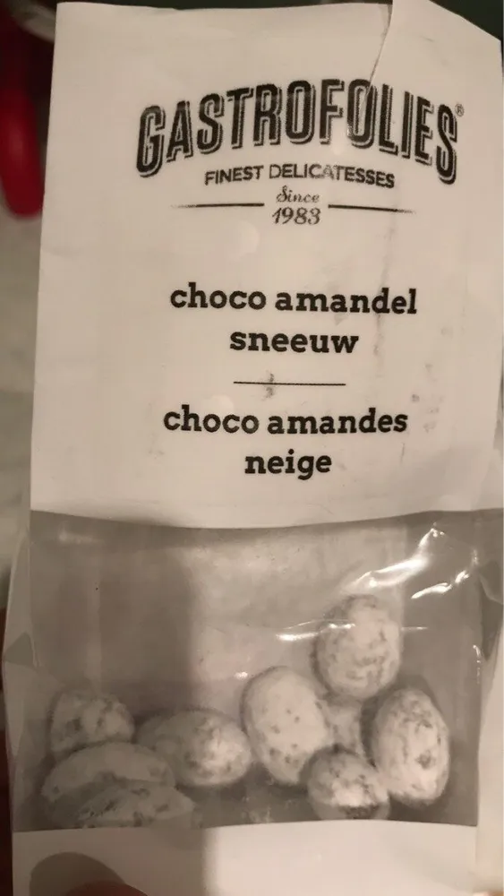 Choco amandes neige