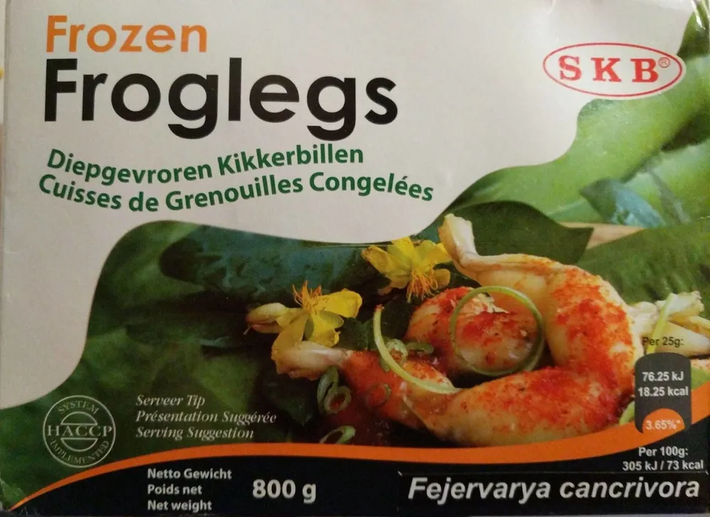 Frozen froglegs