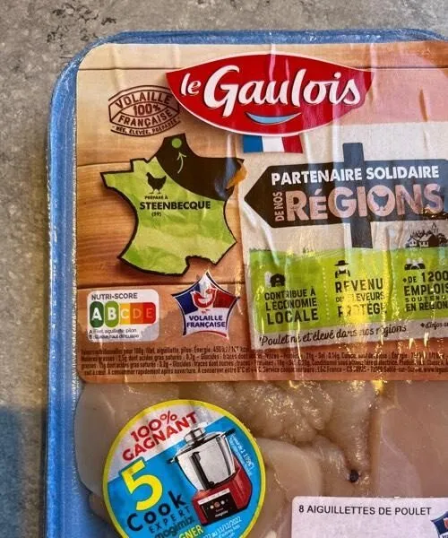 Aiguillettes de poulet