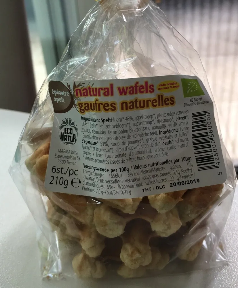 Gaufres naturelles