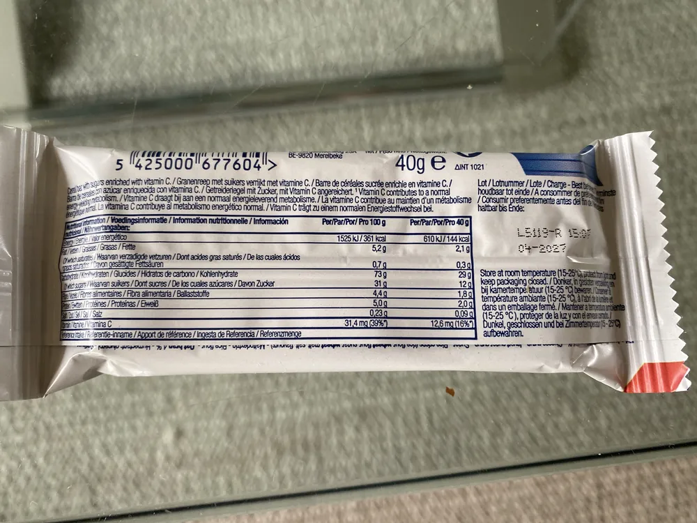 energy sport bar