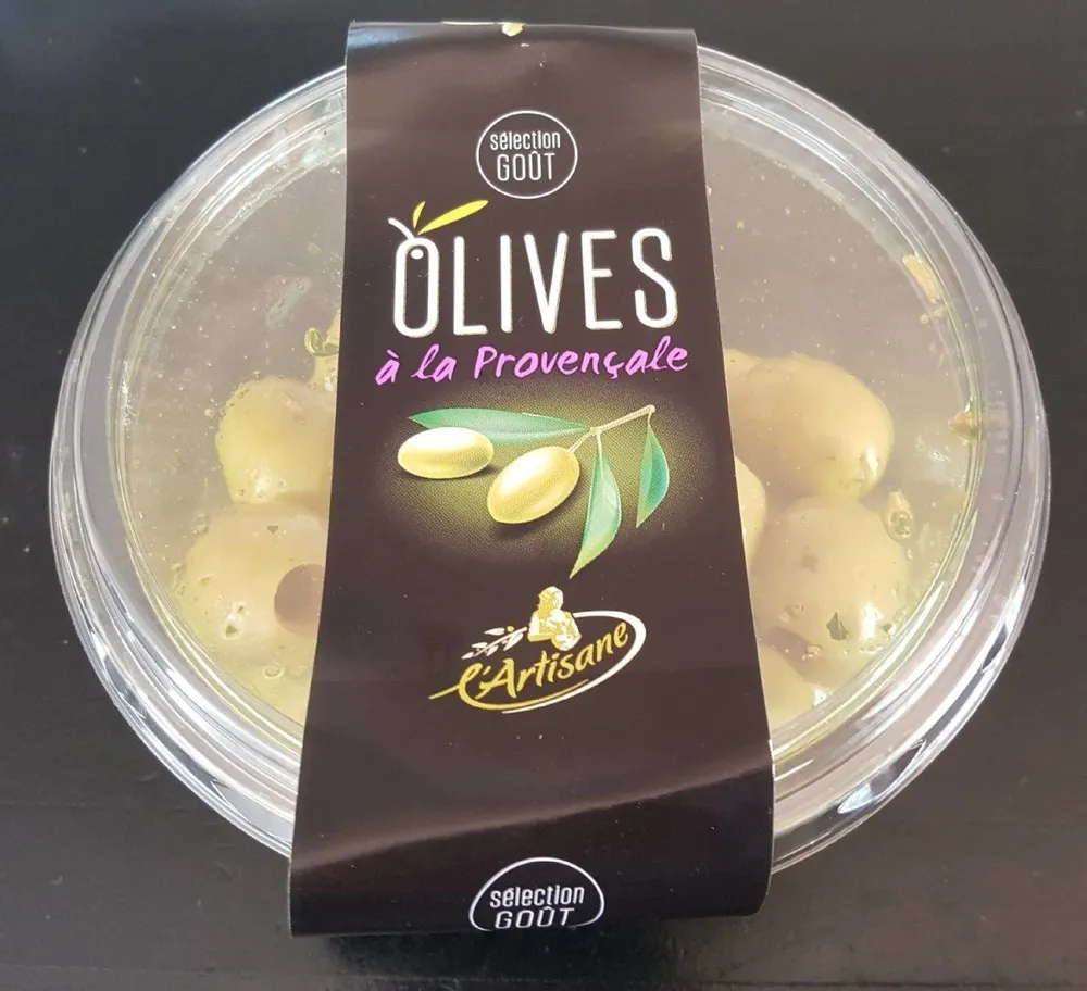 Olives vertes dénoyautées aux poivrons