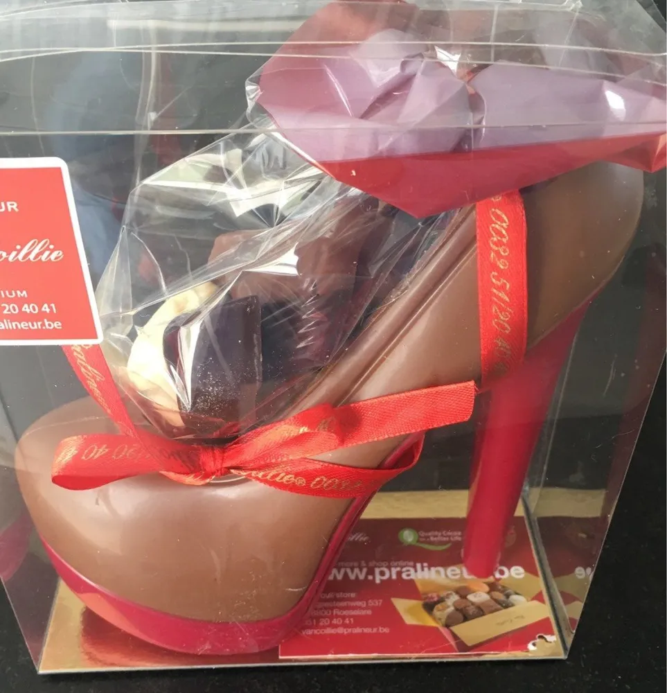 Chaussure en chocolat
