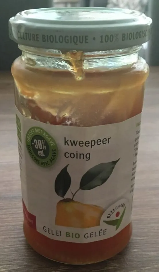 Confiture bio au coing