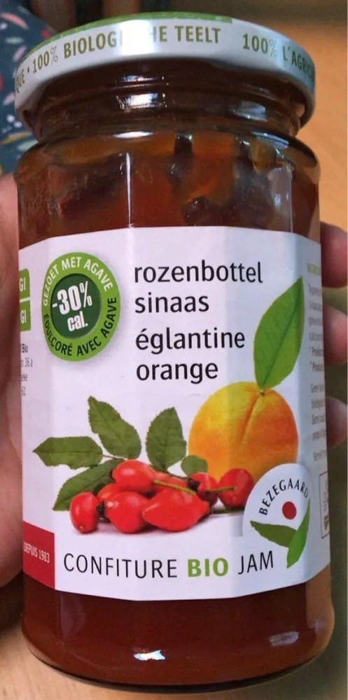 Confiture bio églantine-orange