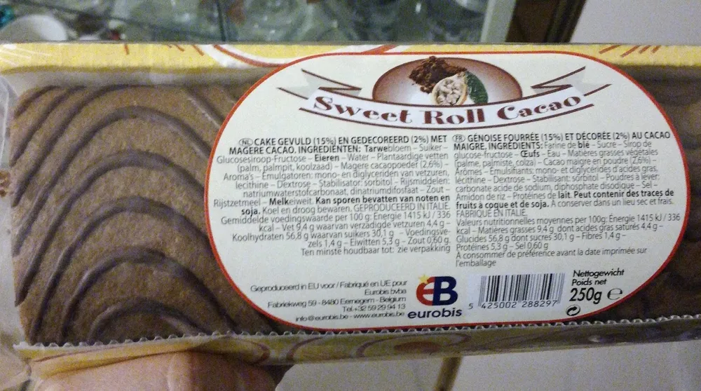 Sweet roll cacao