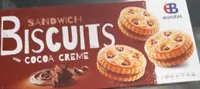 Sandwich biscuits cacao creme