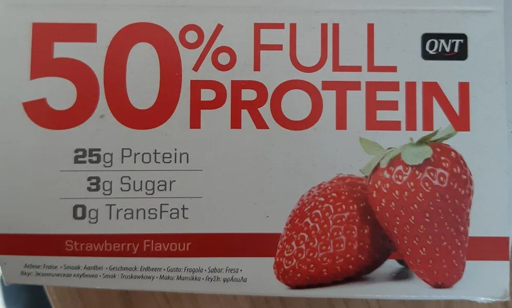 50% full protein bar