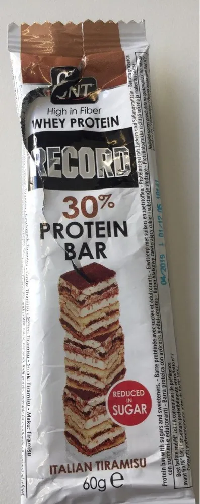 Record 30% protein bar