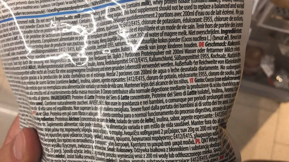 QNT Light Digest Whey Protein Fiber and Bcaa